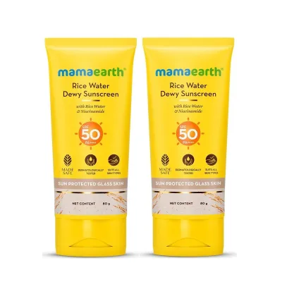 Mamaearth Rice Water Dewy Sunscreen